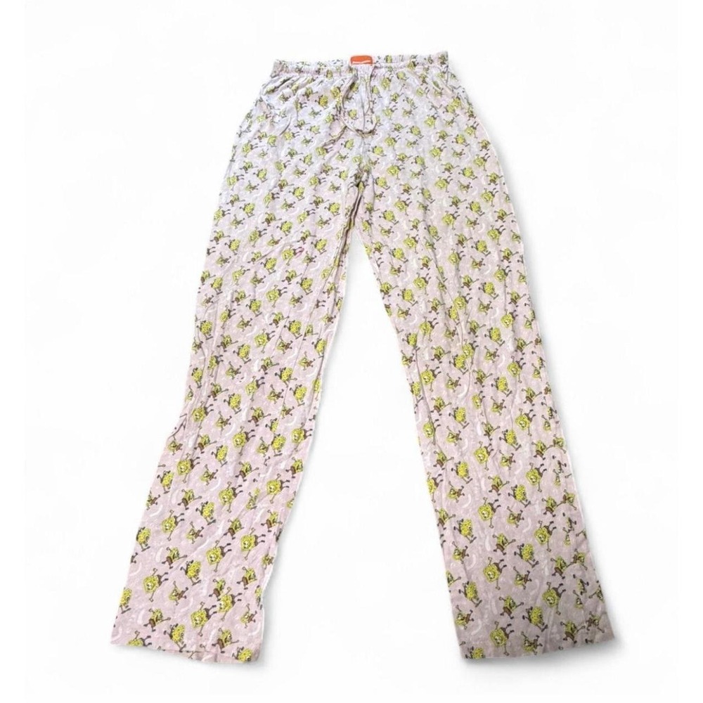 Y2K Nickelodeon SpongeBob SquarePants Pink Lounge Pajama Pants Women's Medium